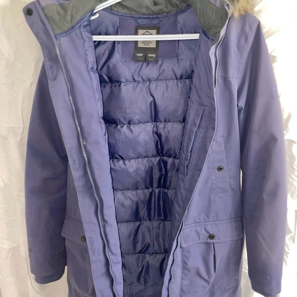 McKinley periwinkle down-insulated winter coat, size small - Picture 5 of 6